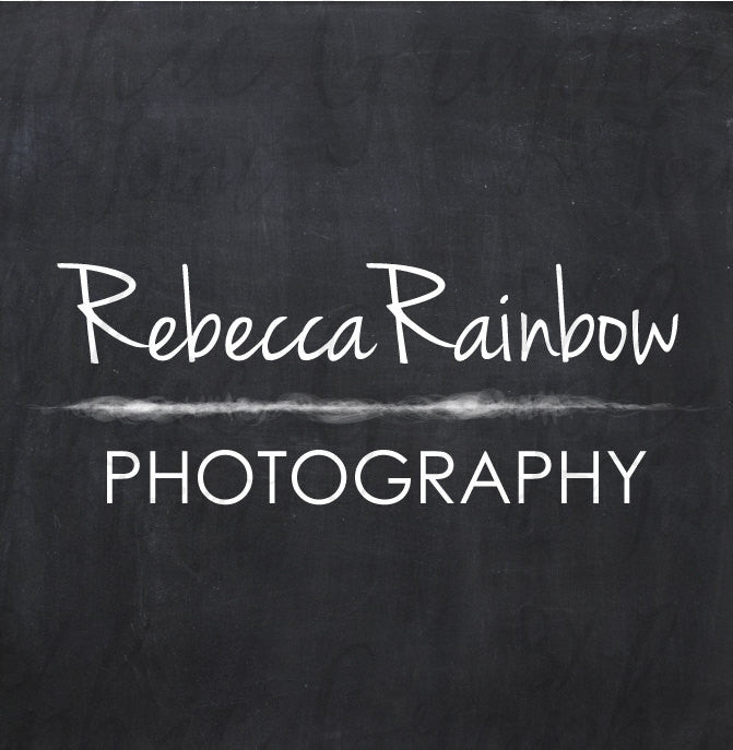 Smoky Rainbow Line Logo / Photography Logo + Watermarks B&W + Photoshop Brush + Biz and Thank You Card Designs