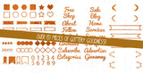 Glitter Web Graphics Kit - In Sunrise - Blog Icons, Clipart & Banners