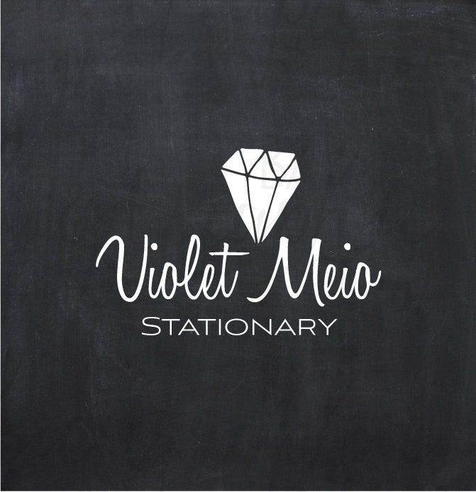 Diamond Logo / Hand Drawn / Photography Logo + Watermarks B&W + Photoshop Brush + Biz and Thank You Card Designs