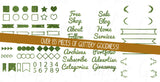 Glitter Web Graphics Kit - In Grass - Blog Icons, Clipart & Banners