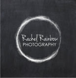 Smoky Rainbow Circle Logo / Photography Logo + Watermarks B&W + Photoshop Brush + Biz and Thank You Card Designs